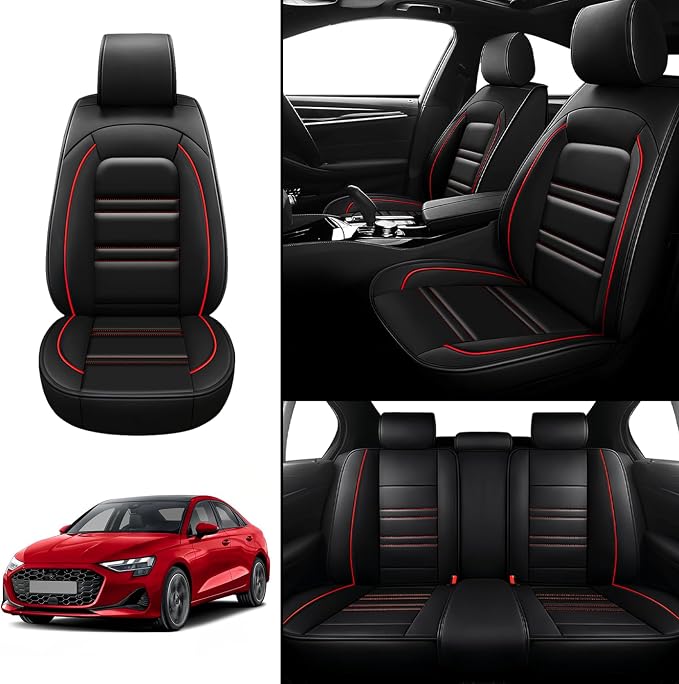 Seat Covers for Audi a3 2006-2025 | 5-Seats Leather Seat Covers - Image 2