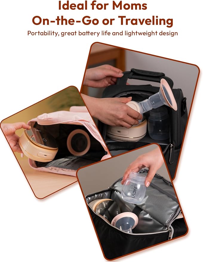 NCVI Electric Breast Pump 8116, Customizable Suction, Speed & Mode, 4400mAh - Image 8