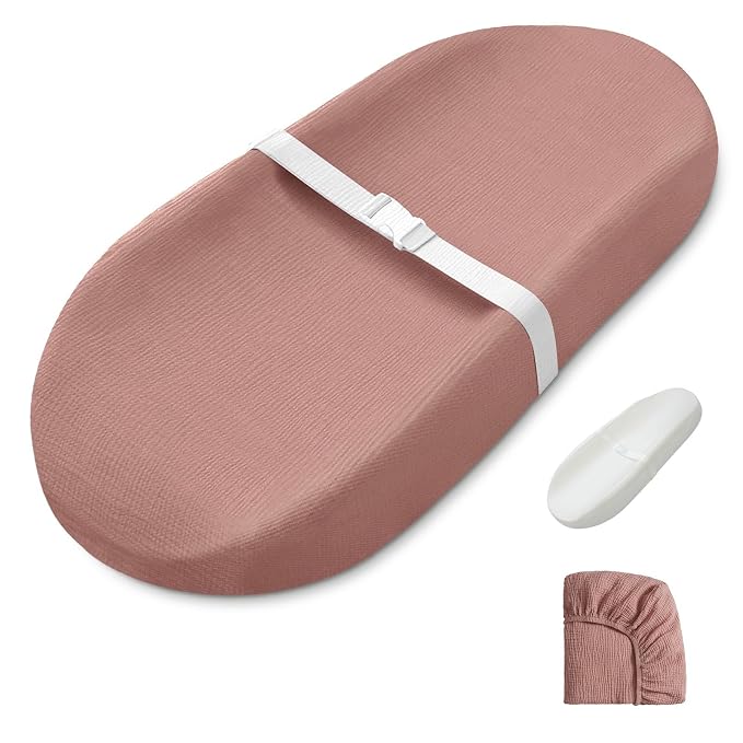 Blissful Diary Muslin Baby Changing Pad by ForEveryBabysBetterLife