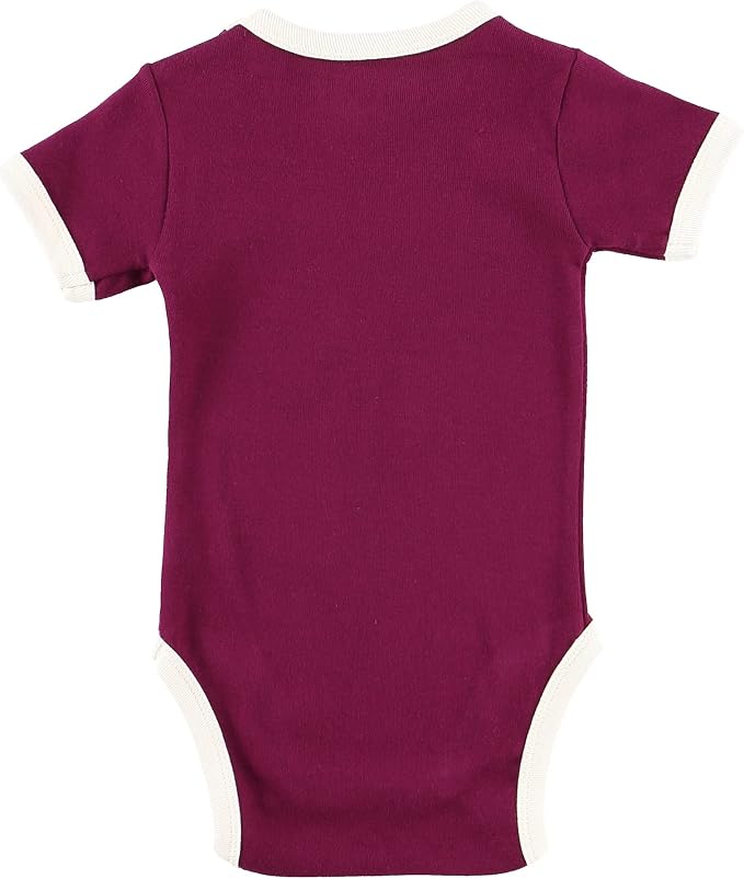 Lazy One Cute Unisex Baby Bodysuit, Cute Animal Designs, 6-18 Months - Image 2