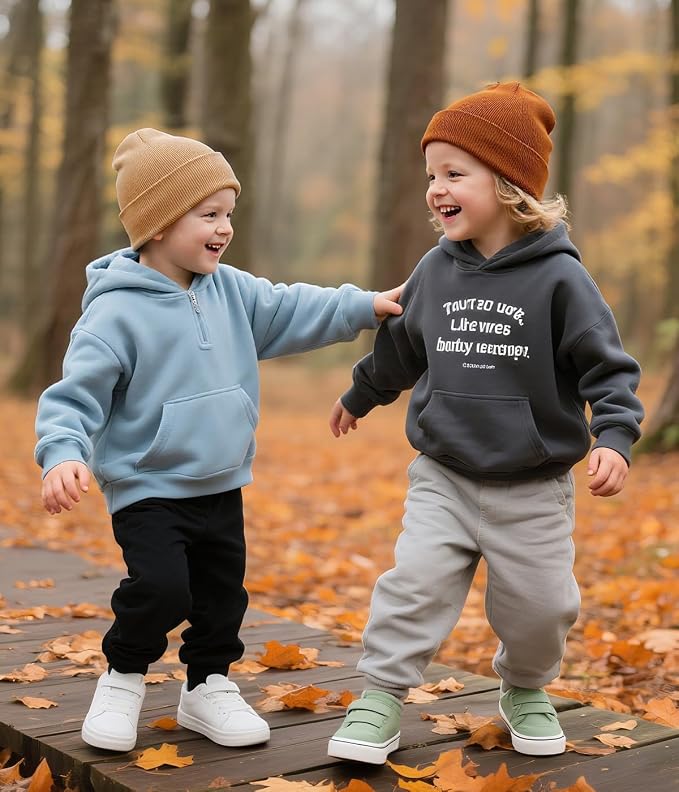 Rosoz Toddler Beanie Boys Girls Baby Knit Warm Beanies Kids Children Winter hat - Image 5