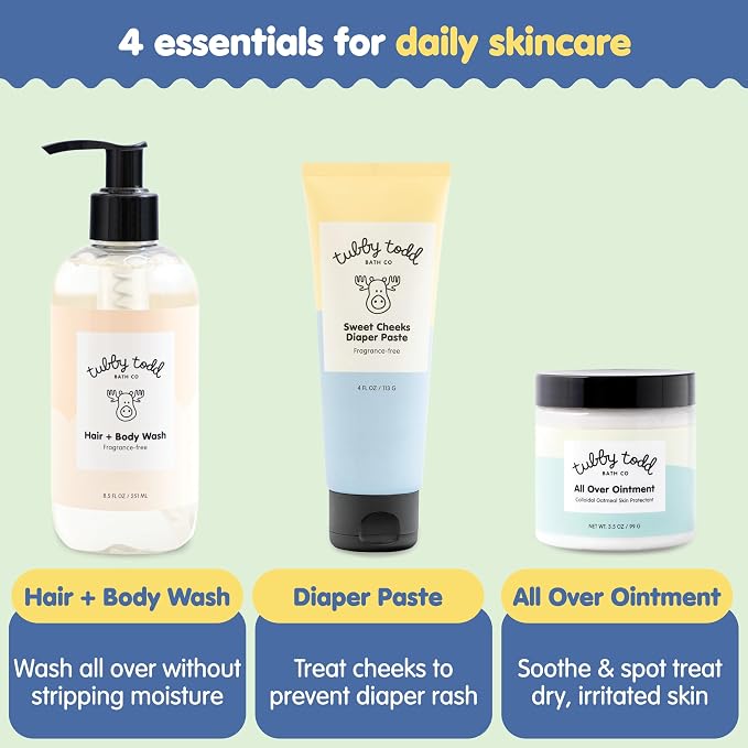 TUBBY TODD Baby Bundle Newborn Skin Care Set - Image 3