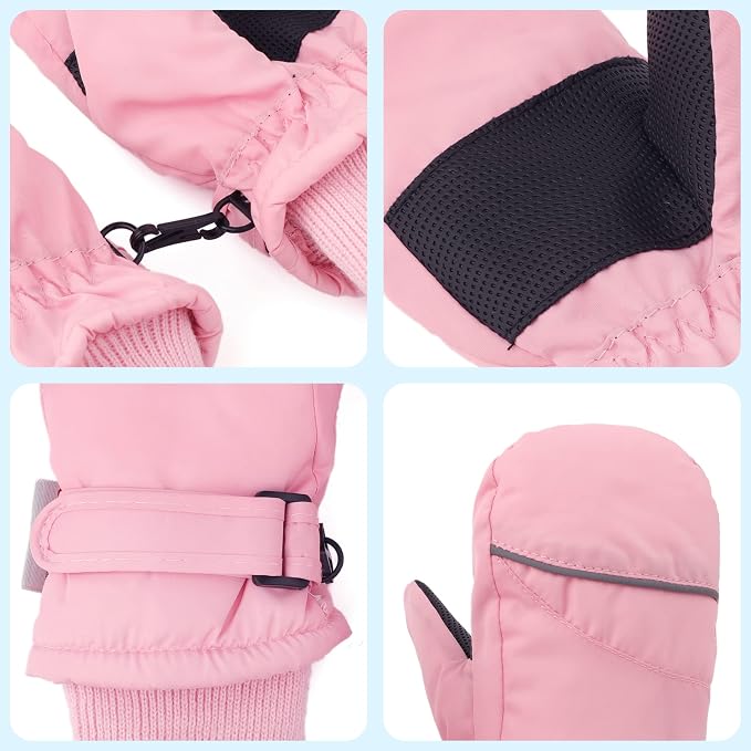 F Flammi Toddler Kids Snow Mittens - Image 4