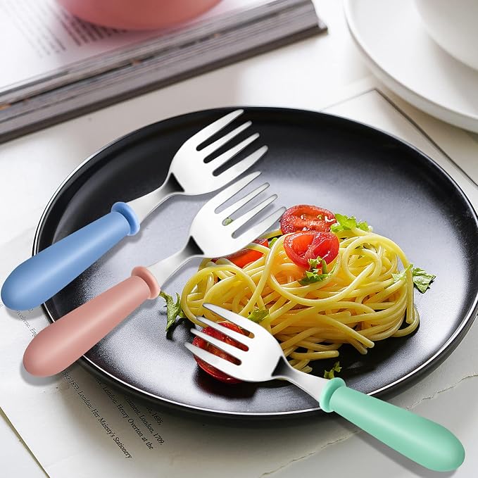 12PCS Toddler Forks Toddler Utensils, Stainless Steel Baby Forks, Kids - Image 5