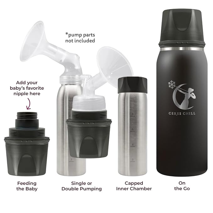 Ceres CHILL OG Breastmilk Chiller & Warmer – 12–34oz Portable Breast Milk Cooler - Image 2