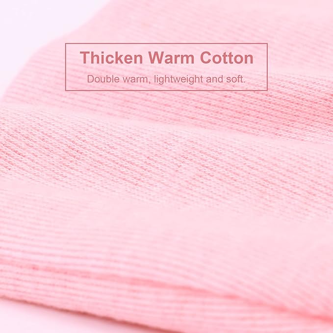 BQUBO Newborn Baby Hats Mittens Set Hospital Hat Beanie Infant Bow Hats Baby - Image 4