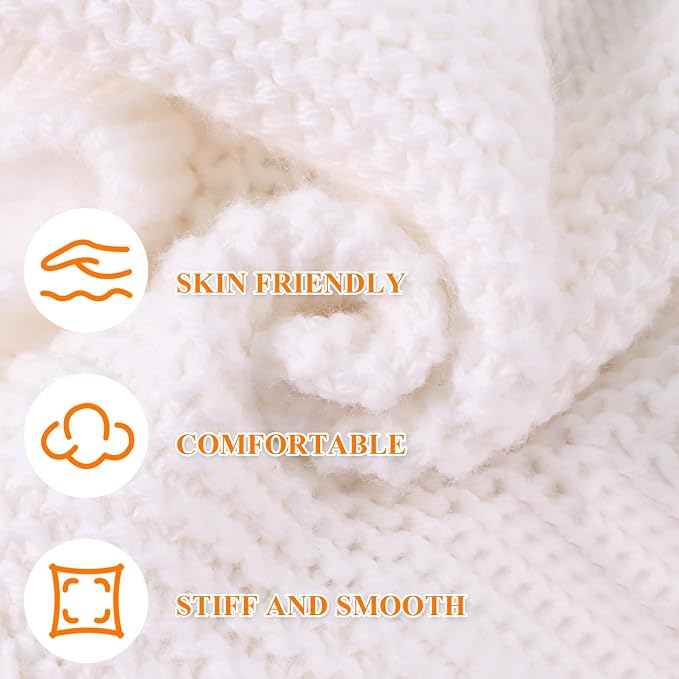 JANGANNSA Basic Winter Baby Boys Beanie Pompom Knitted Girls Hat Kids Earflap - Image 5