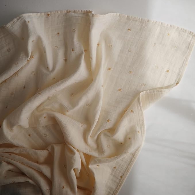 mushie Muslin Baby Swaddle Blanket | 100% Organic Cotton - Image 2
