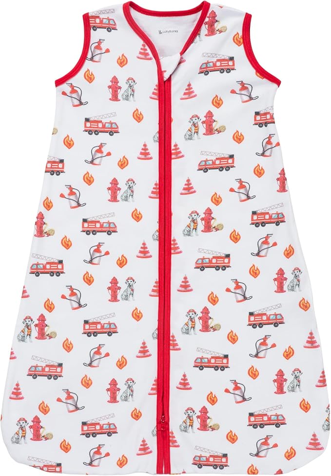 LollyBanks Baby Sleep Sack, 100% Cotton Wearable Blanket 2-Way Zipper Sleep by LollyBanks