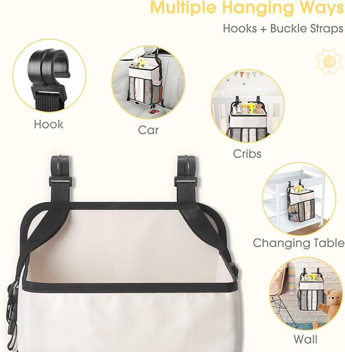 Maliton Hanging Diaper Organizer - Image 5