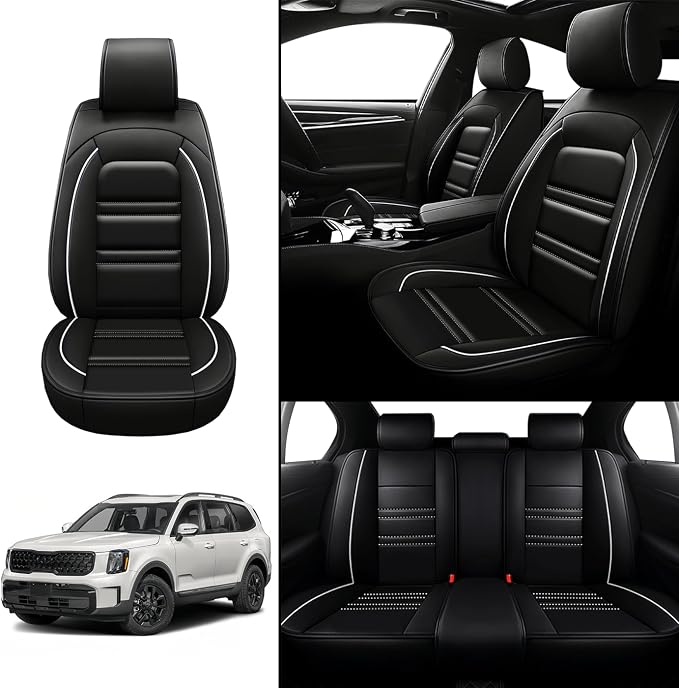 Seat Covers for kia Telluride 2020-2025 | 5-Seats Leather Seat Covers - Image 2
