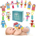 Baby Hanging Rattle, Wrist Rattles Foot Finder Rattle Sock, Hand and Feet by BLOOBLOOMAX