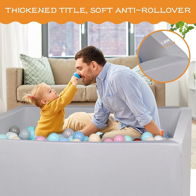 Foam Ball Pit - 42"x 30"x 13.8" Ball Pits - Image 3