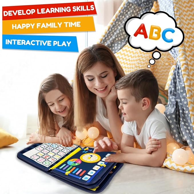 Qizfun Busy Board Montessori Toy - Image 6