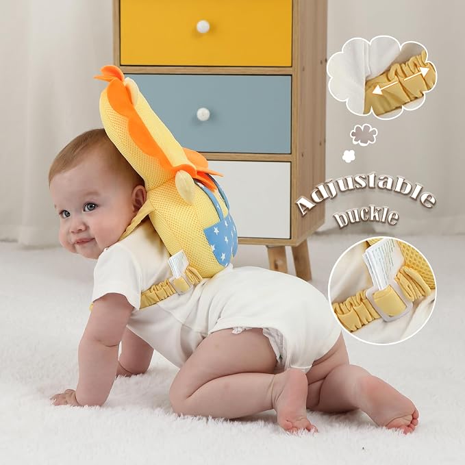 Baby Head Protector Backpack -Soft & Lightweight Pads - Image 7