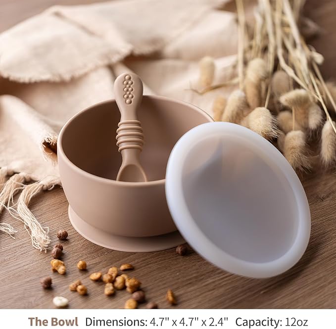 SAMiGO Silicone Baby Bowl and Spoon Set - Image 2