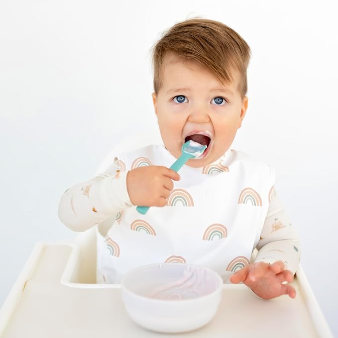 Ryan & Rose Ultimate Baby Utensil Set of 3 Silicone Baby Spoons Silicone - Image 5