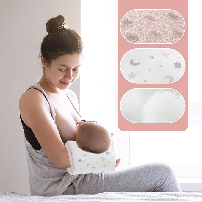 ROYALAY Arm Pillow for Feeding Baby, Soft Cotton Bottle Breast Feeding Pillows - Image 6