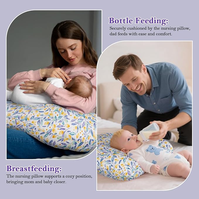 Nursing Pillow & Breastfeeding Pillow – Ergonomic C-Shape - Image 5