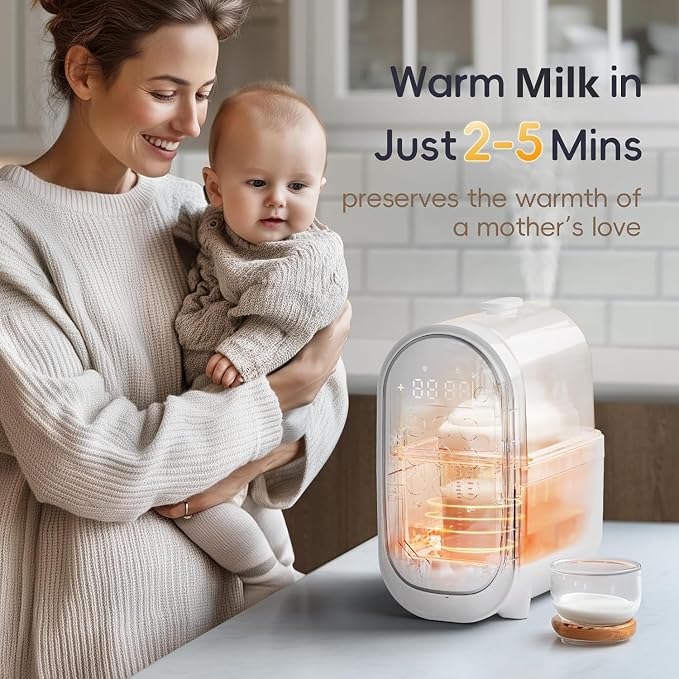 Baby Bottle Warmer, 11-in-1 Milk Warmer - Image 2