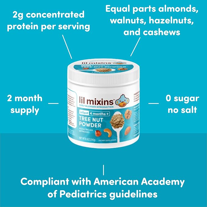 Lil Mixins Early Allergen Introduction, Tree Nut | Baby Stage 1-3, - Image 2