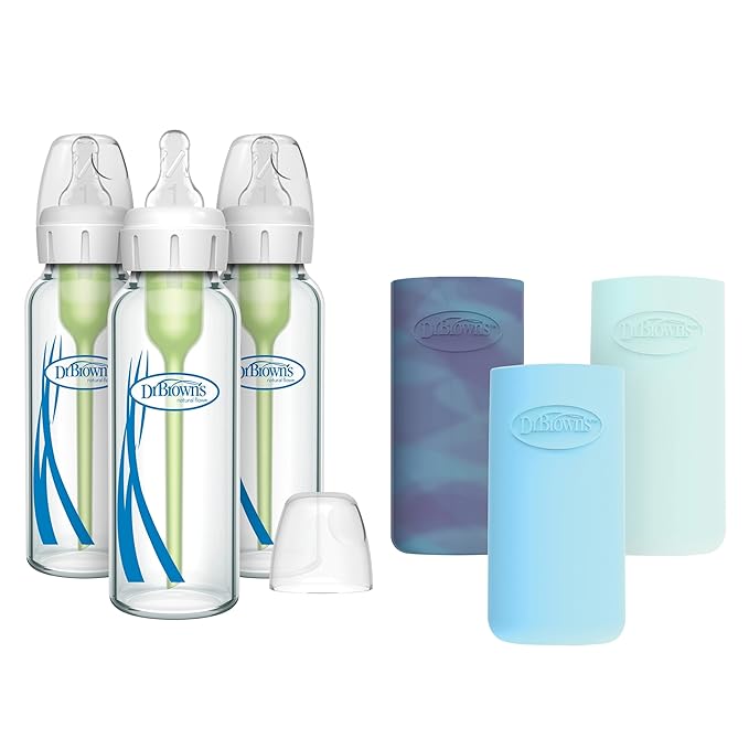 Dr. Brown's Anti-Colic Options+ Narrow Glass Baby Bottles by DrBrowns