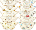 EllieHouse Baby Bibs for Girls Boys 10Pack Muslin Drool Teeth Drooling Teething by EllieHouseVIPBrandExclusive