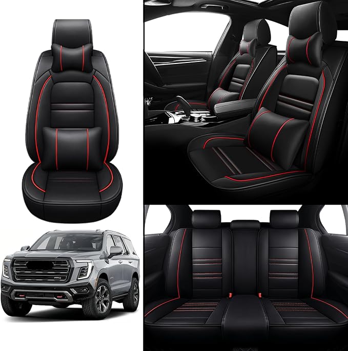 Car Seat Covers for gmc Yukon 2000-2025 | 5-Seats Seat Covers, Waterproof Seat - Image 2
