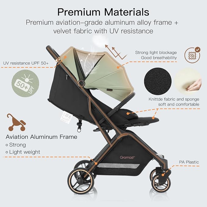 Gravity Folding Baby Stroller - Image 5