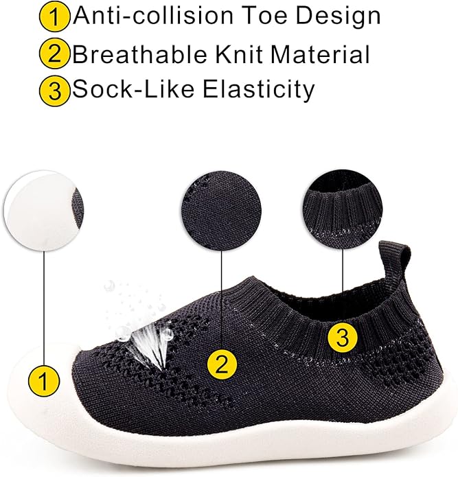 Baby First-Walking Shoes 1-4 Years Kid Shoes Trainers Toddler Infant Boys Girls - Image 2