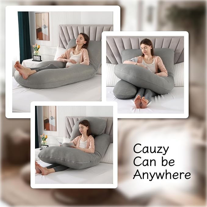 Pregnancy Pillow, Full Body Maternity Pillow 57 inch, - Image 7