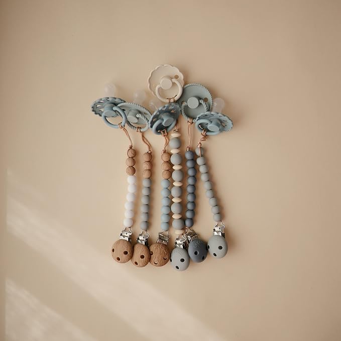 mushie 100% Silicone Baby Pacifier Clip BPA Free | Eva - Image 6
