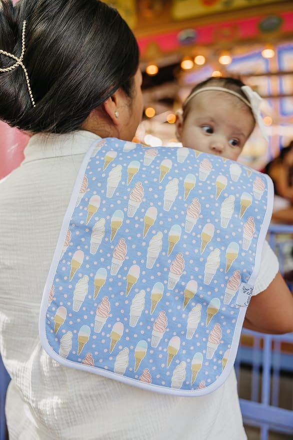 Copper Pearl Premium Baby Burp Cloths - Image 5