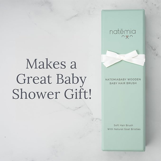 Natemia Soft Bristle Baby Hair Brush Set - Image 9