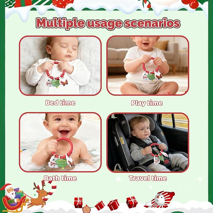 Christmas Baby Teething Ring - Image 6