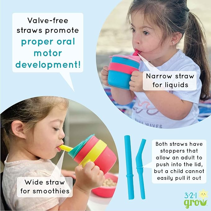 Easy Learn Drink and Snack Set – Baby + Toddler Silicone Learning Cup & Snack - Image 6