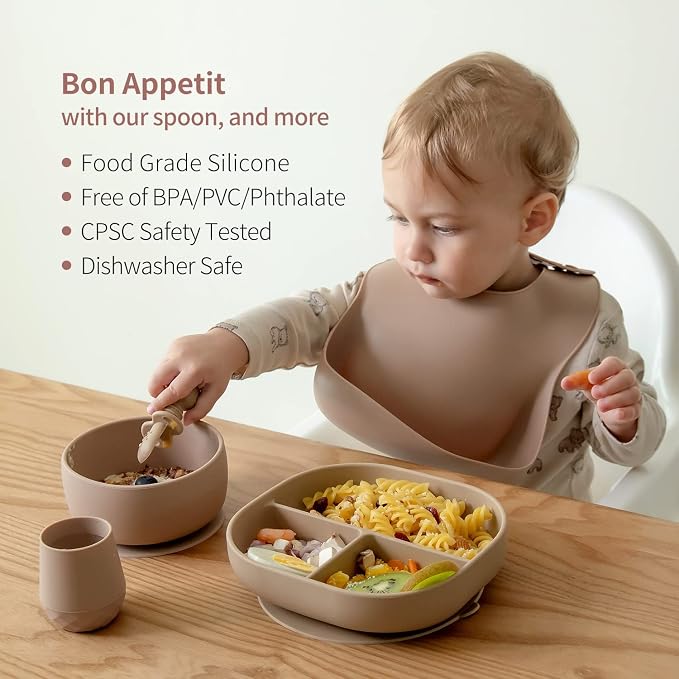 SAMiGO Silicone Baby Spoons Self Feeding 6+ Months - Image 4