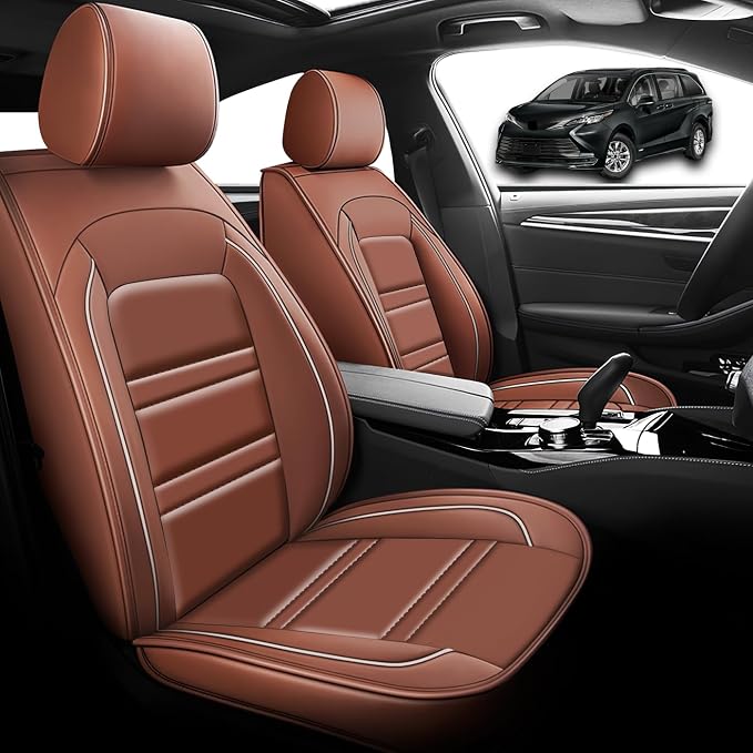 Seat Cover for Toyota Sienna 2004-2025 | Car Seat Covers Front Seats, - Image 2