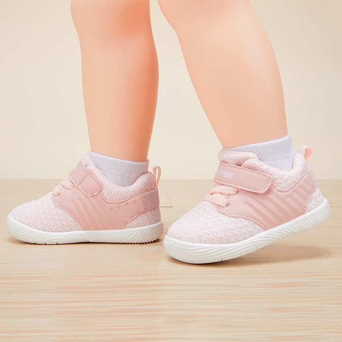 BMCiTYBM Baby Boy Girl Shoes Breathable Mesh Walking Shoes Lightweight Non-Slip - Image 2