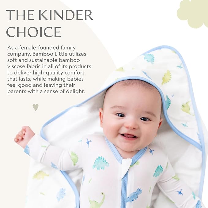 Bamboo Little Soft Baby Footie Pajamas, Baby Clothes, Newborn Sleepers - Image 6