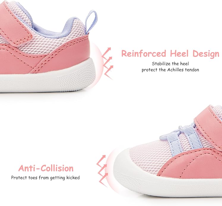 Wide Toddler Shoes Boys Girls Zero Drop Barefoot Infant First Walking Shoes - Image 5
