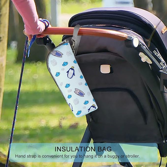 Accmor Baby Bottle Cooler Tote Bags, Insulated Breastmilk Cooler Bag, Nursing - Image 5