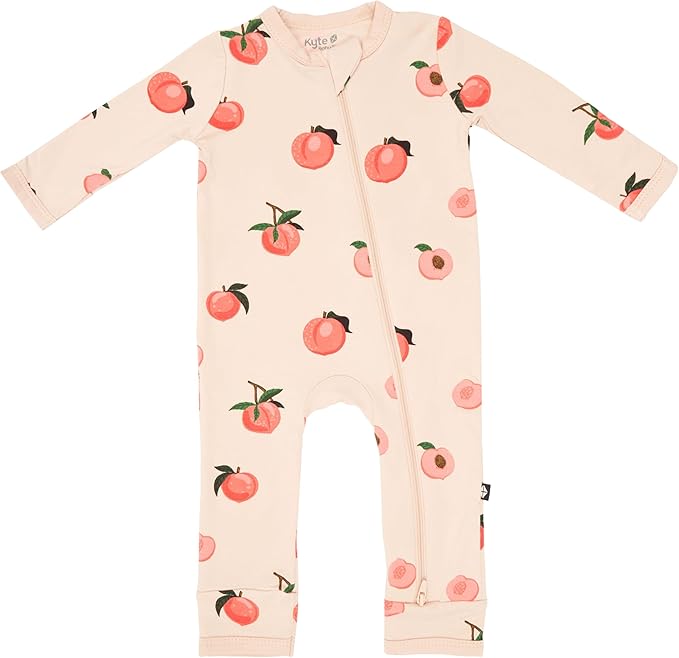 KYTE BABY Unisex Rayon Made From Bamboo Zippered Rompers 0-24 Months by KYTEBABY