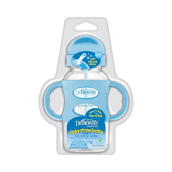 Dr. Brown's Milestones Wide-Neck Sippy Straw Bottle - Image 6