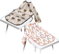 2-Pack Long Sleeve Baby Bib, Coverall Baby Bibs by CoolaPeach