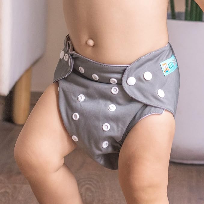 ALVABABY 6 Pack Baby Cloth Diapers - Image 6