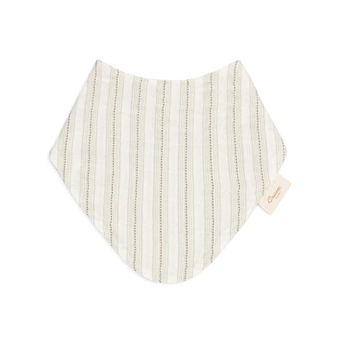 Crane Baby 100% Organic Cotton Baby Bibs, 3-pc. Set, Bunny Pattern - Image 7