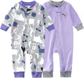 Teach Leanbh Baby 2-Pack Footless Pajamas Cotton Long Sleeve Printing 2 Way by TeachLeanbh