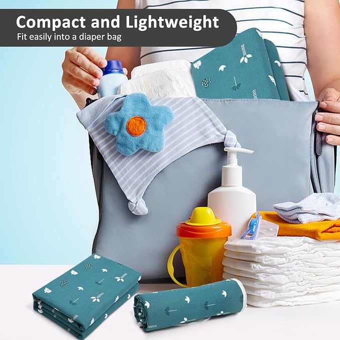Baby Diaper Changing Pad, 21 5/8" x 31.5" Waterproof Changing Pad Liners - Image 5