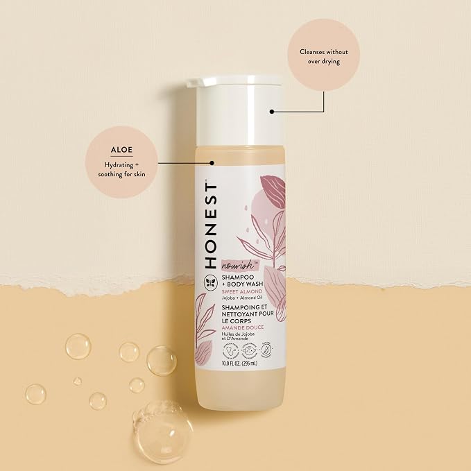 The Honest Company 2-in-1 Cleansing Shampoo and Body Wash and Face and Body - Image 2
